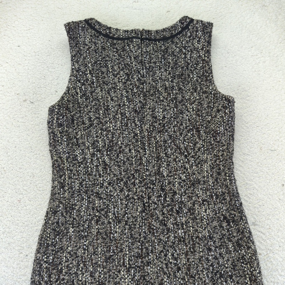 Talbots Womens‎ Sheath Dress Size 6 Tweed Knee Length Sleeveless Business Casual - Picture 8 of 9